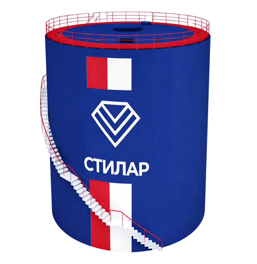 Цельносварной резервуар РВС для битума 75 м³ от завода-производителя